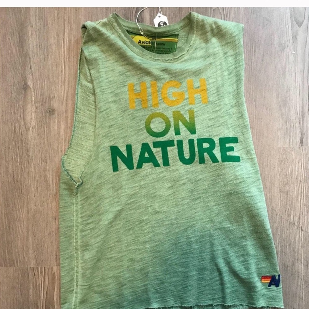 ISO aviator nation high on nature shirt or sweats